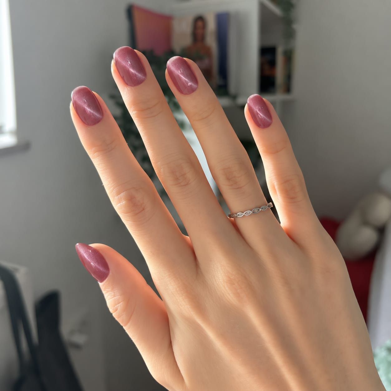 Customer photo review of Manicura ojo de gato profesional