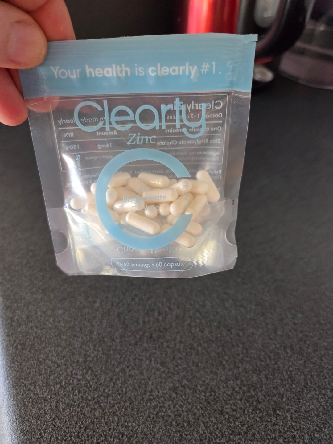Customer photo review of Zinc
