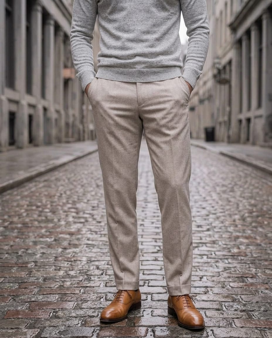 Customer photo review of AMALFI Summer Linen Suit
