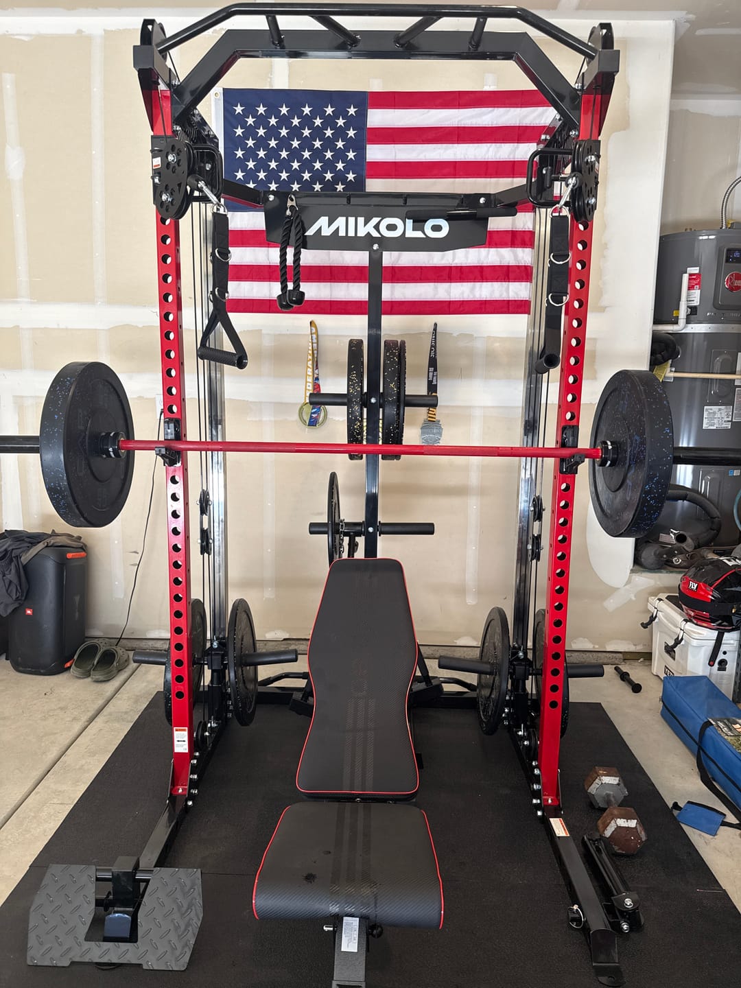 Customer photo review of HR05 Half Rack Functional Trainer
