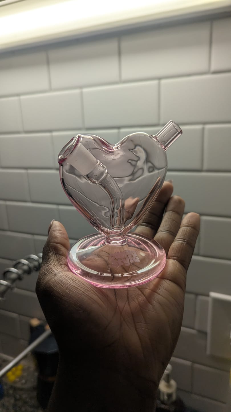 Customer photo review of MINI HEART BONG