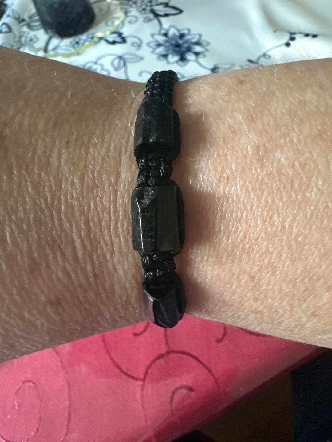 Customer photo review of Turmalin Armband - Unbearbeitet