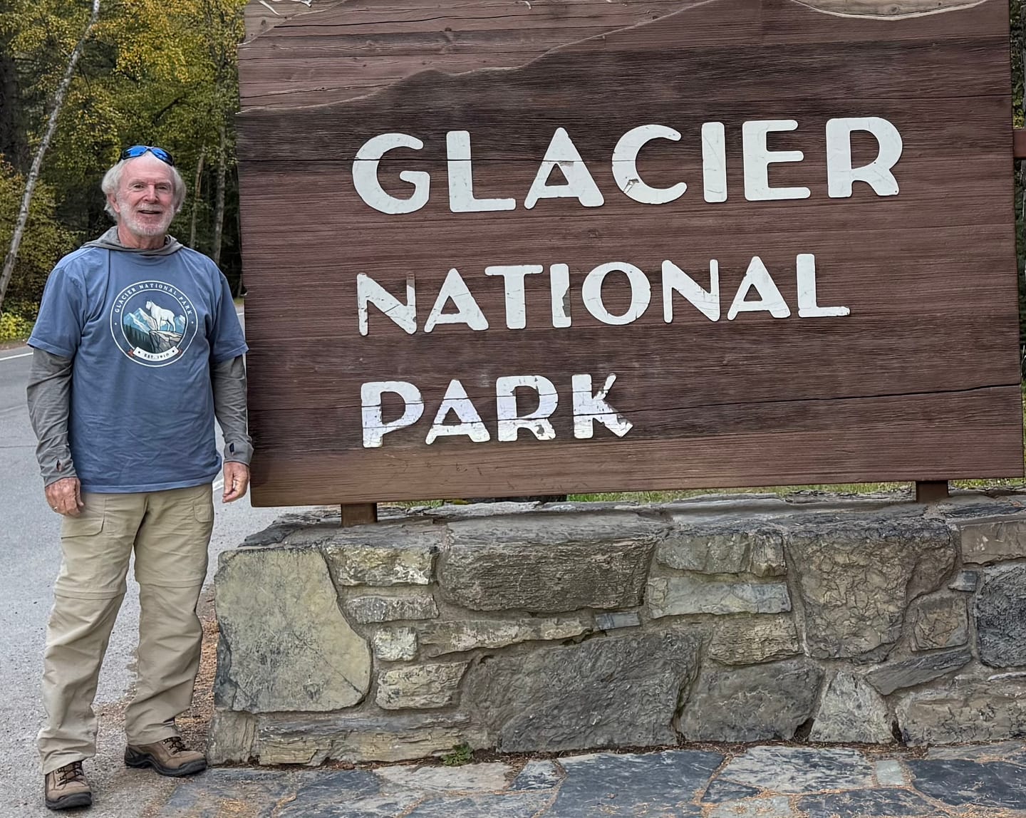 Customer photo review of Glacier National Park Keepsake T-Shirt
