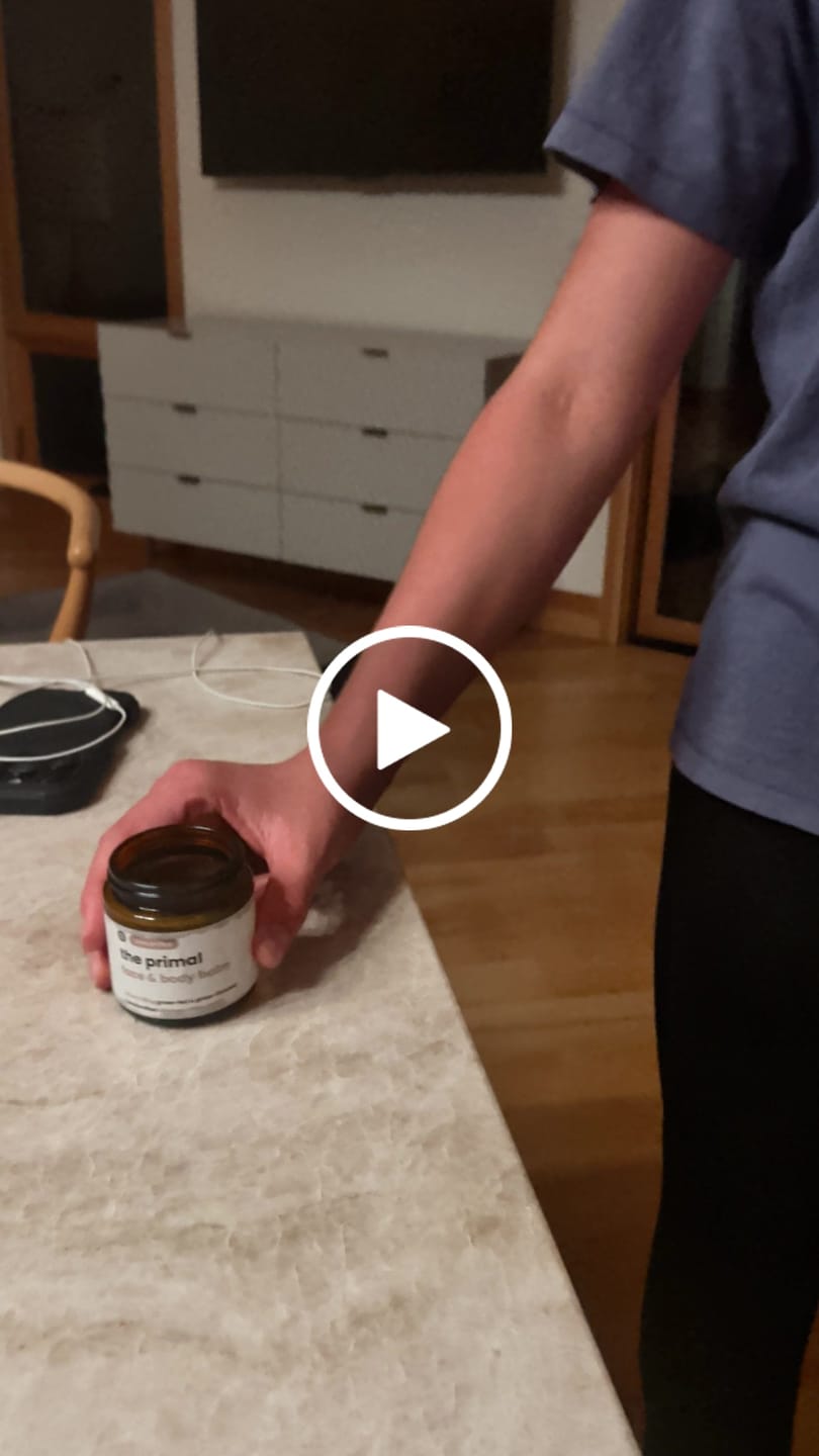 Customer video review of Unscented Whipped Tallow Balm (Face & Body)