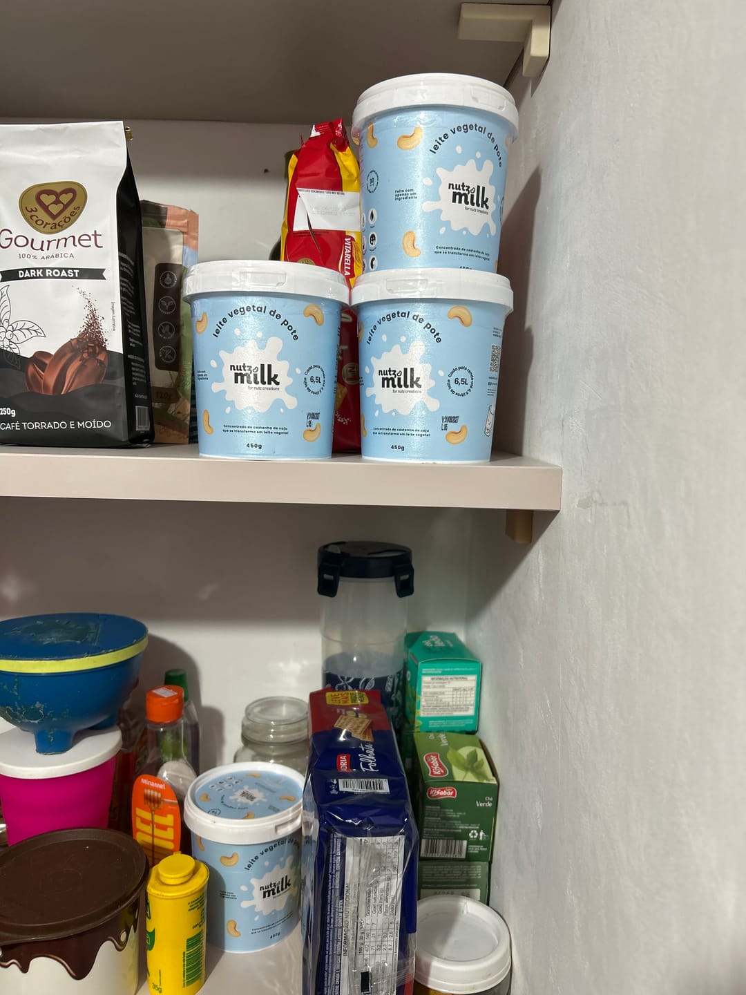 Customer photo review of Kit 4 Unidades: Leite Vegetal NutzMilk® 26L - Concentrado de Castanha de Caju