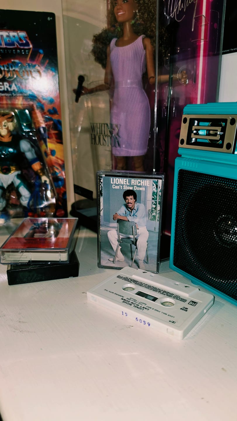 Customer photo review of Lionel Richie - Can't Slow Down Cassette Tape