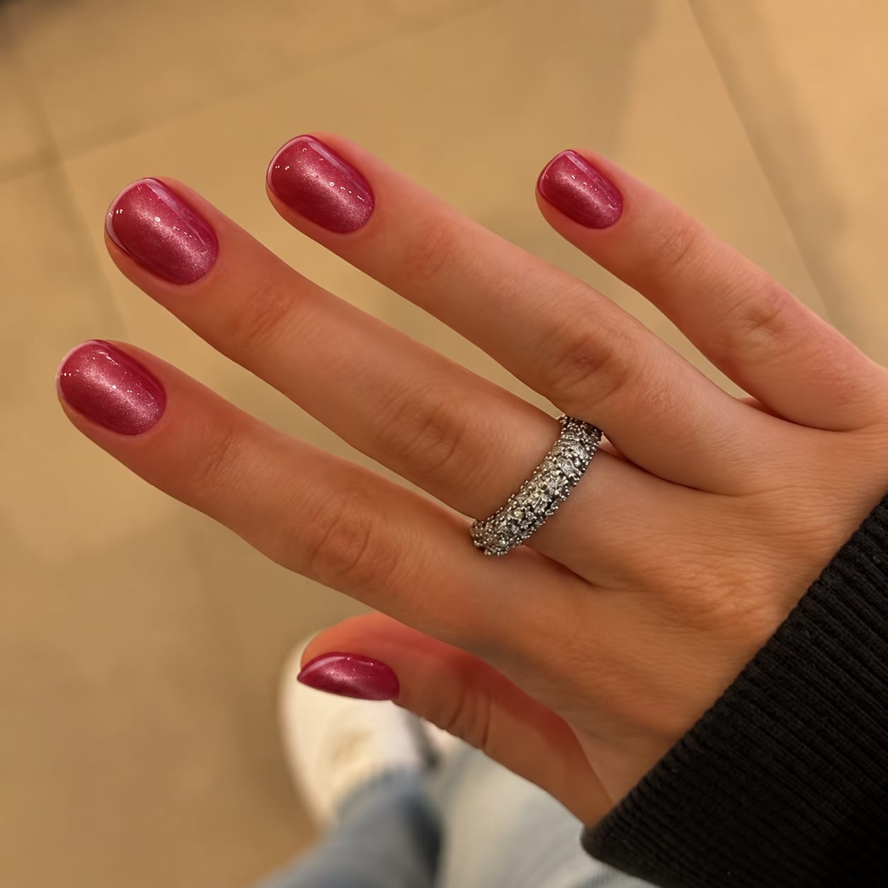 Customer photo review of Manicura ojo de gato profesional