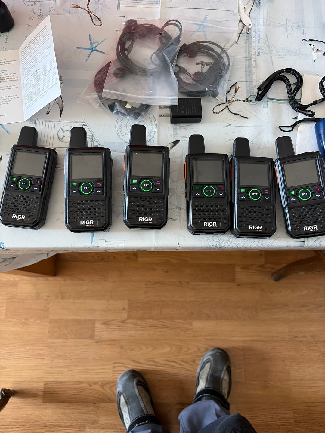 Customer photo review of Echo Radios PTT Walkie-Talkie