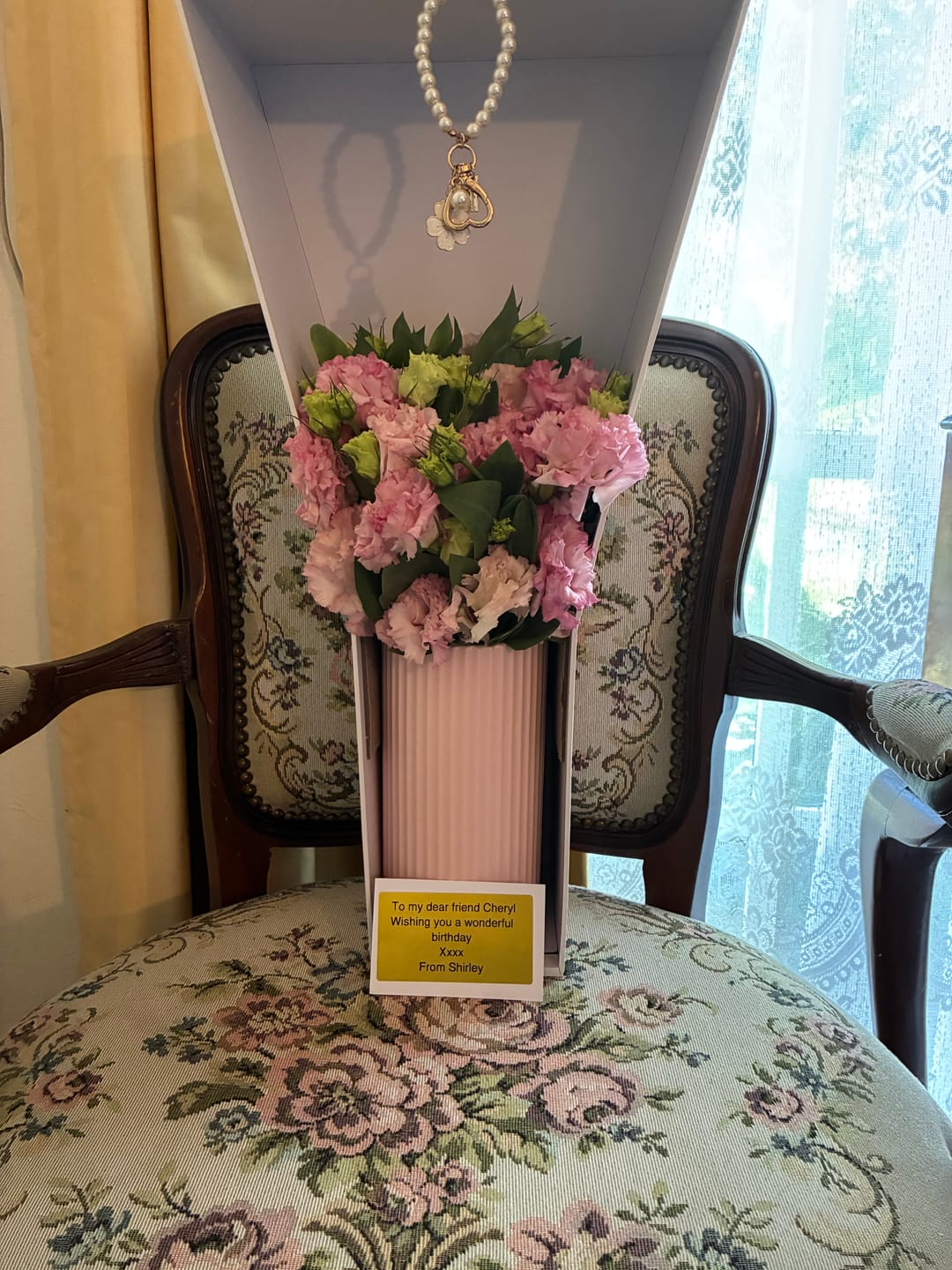 Customer photo review of Blush Vessel