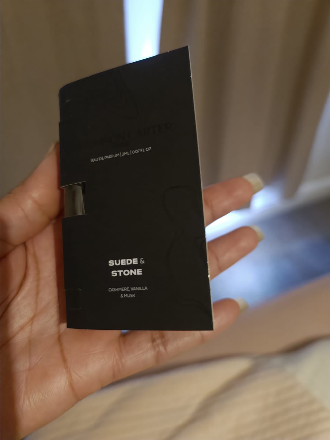 Customer photo review of Suede & Stone | Eau de Parfum | 2ml