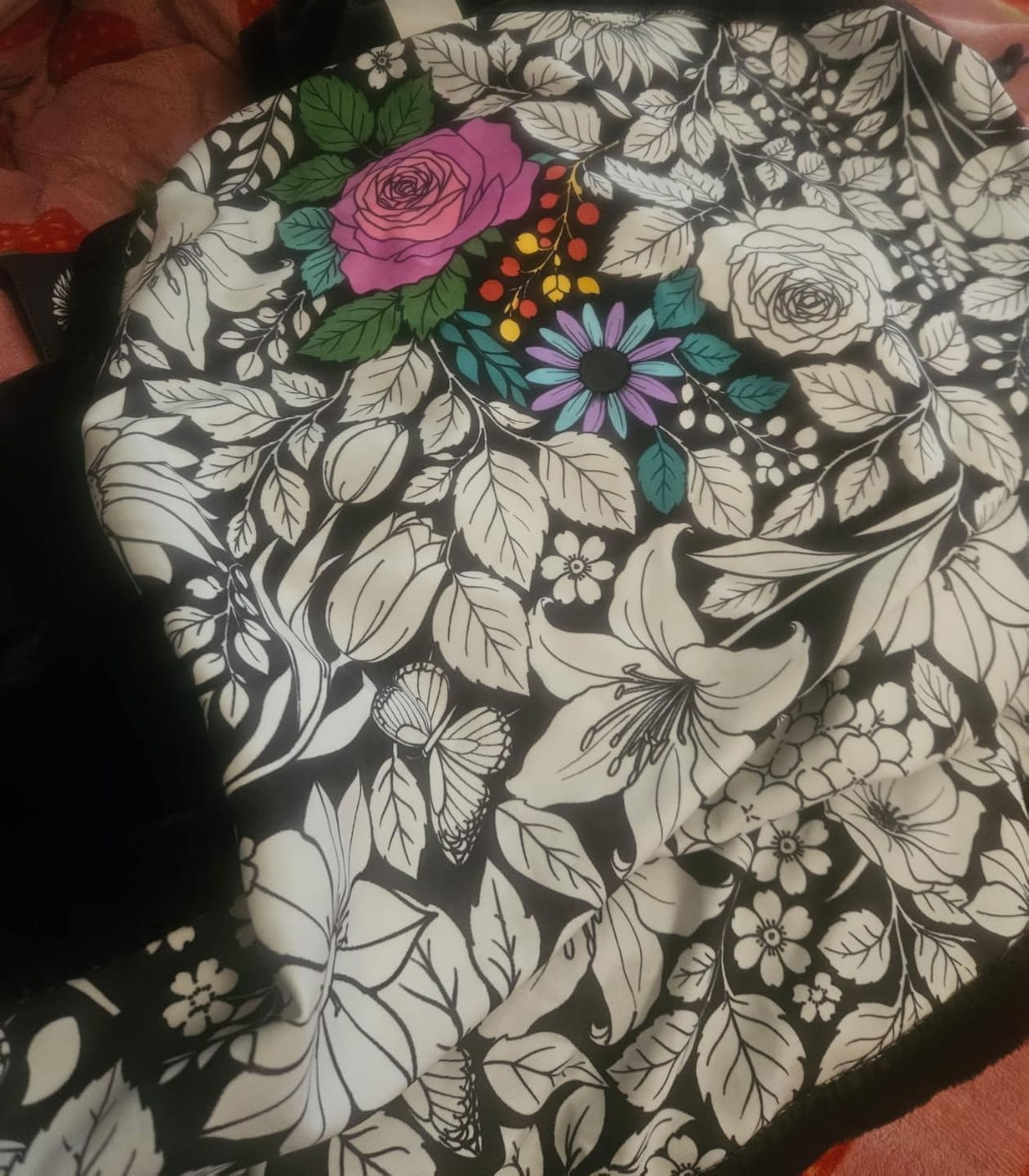 Customer photo review of ColorMe Blanket - Wind down with relaxing blanket you get to make your own