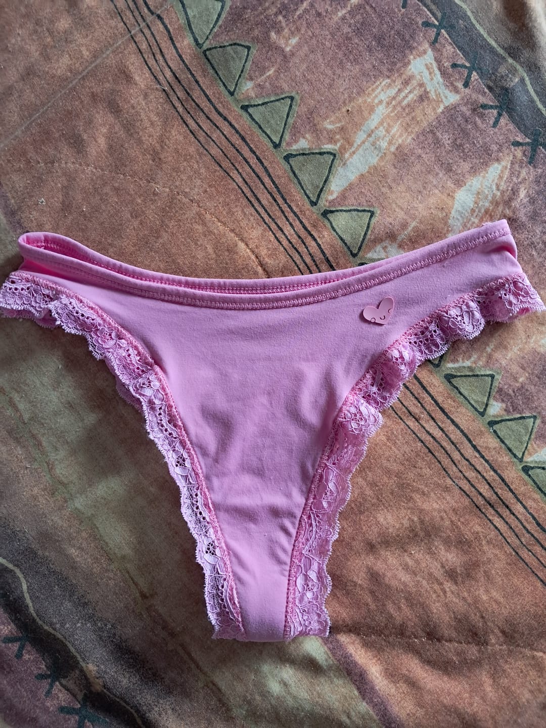 Customer photo review of Leakproof Lace Cheeky Brief Liner