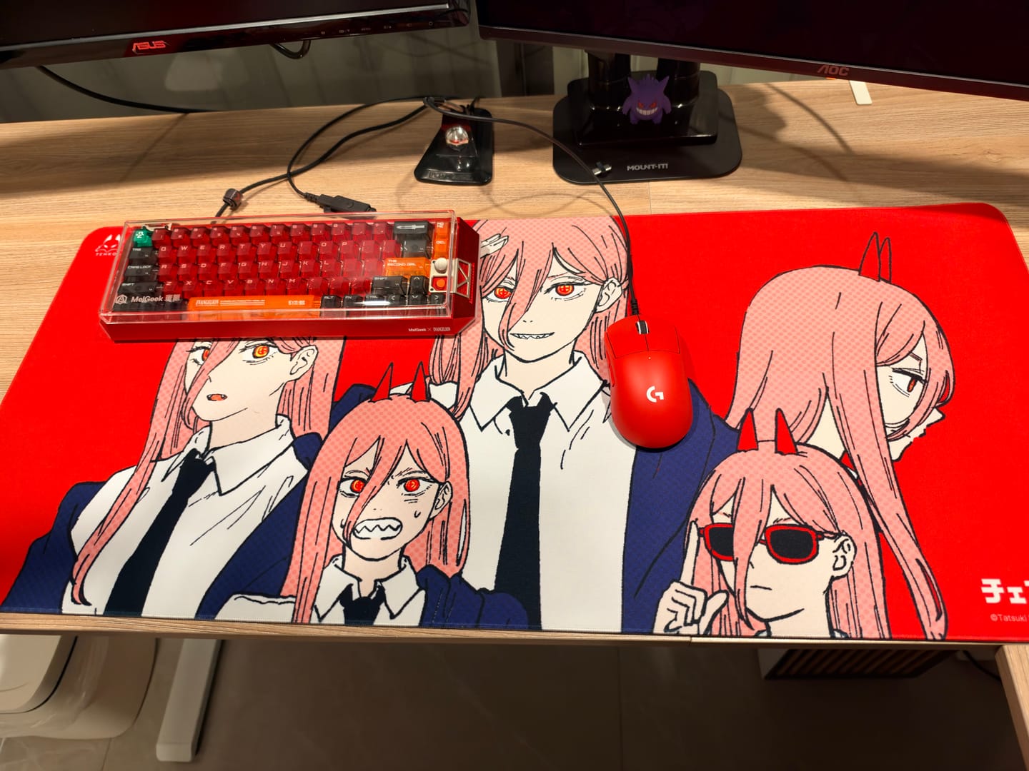 Customer photo review of Centauri60 Asuka Edition  HE Gaming Keyboard