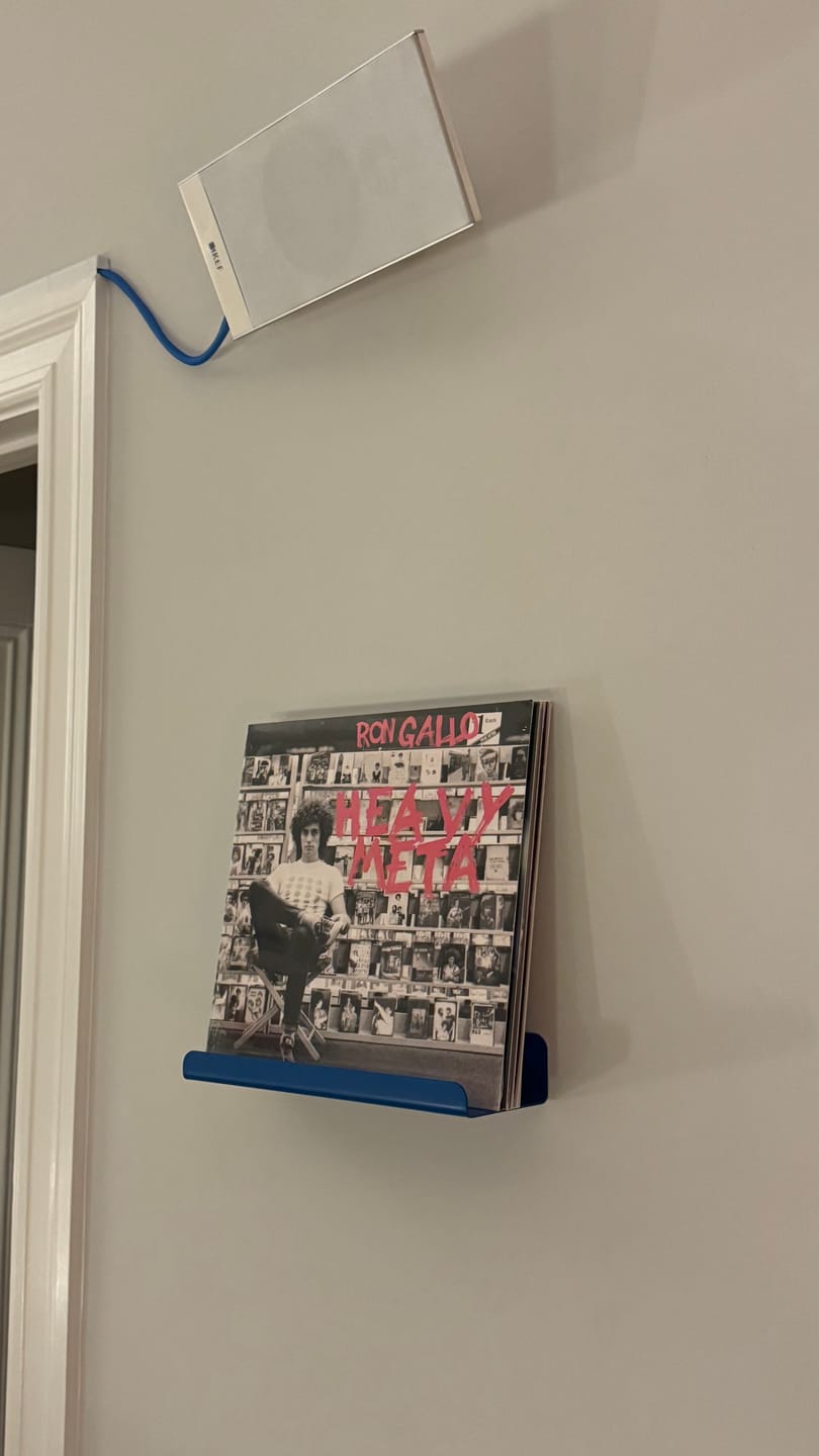 Customer photo review of Metal Picture Ledge Floating Shelf