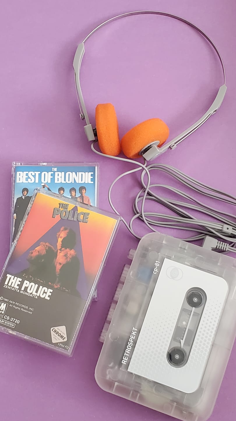 Customer photo review of Retrospekt CP-81 Portable Cassette Player