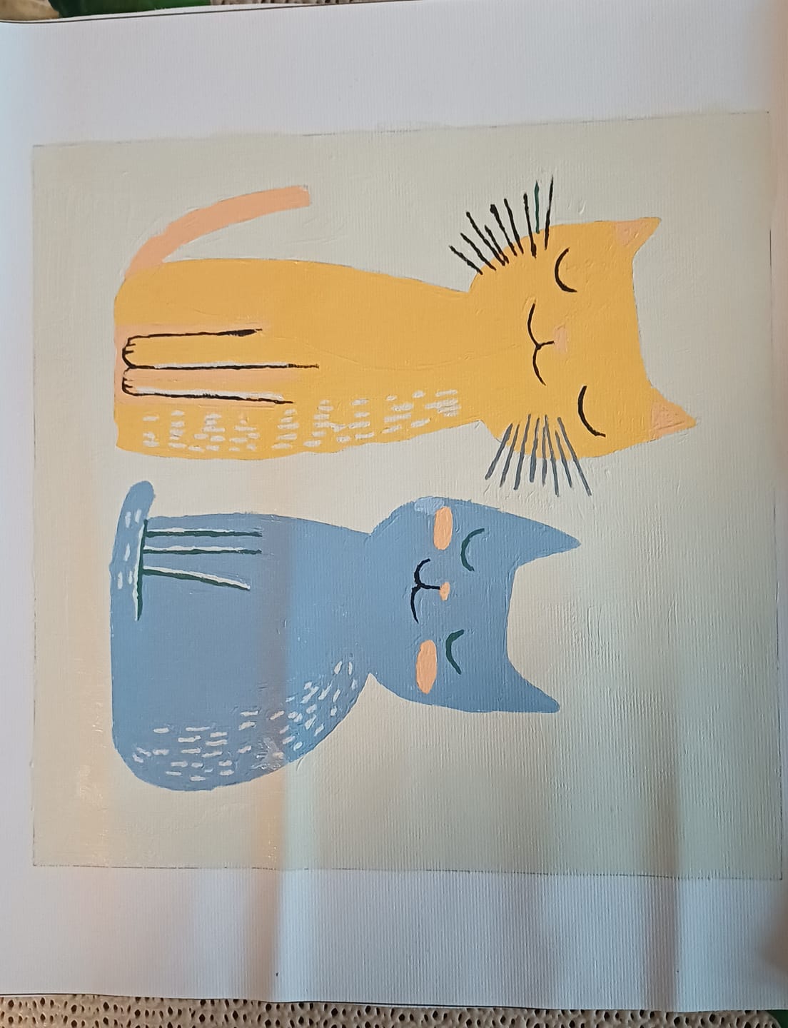 Customer photo review of Smiling Cats