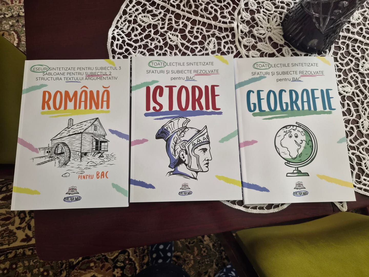 Customer photo review of Pachet Bacalaureat (Română + Istorie + Geografie) Bacademia
