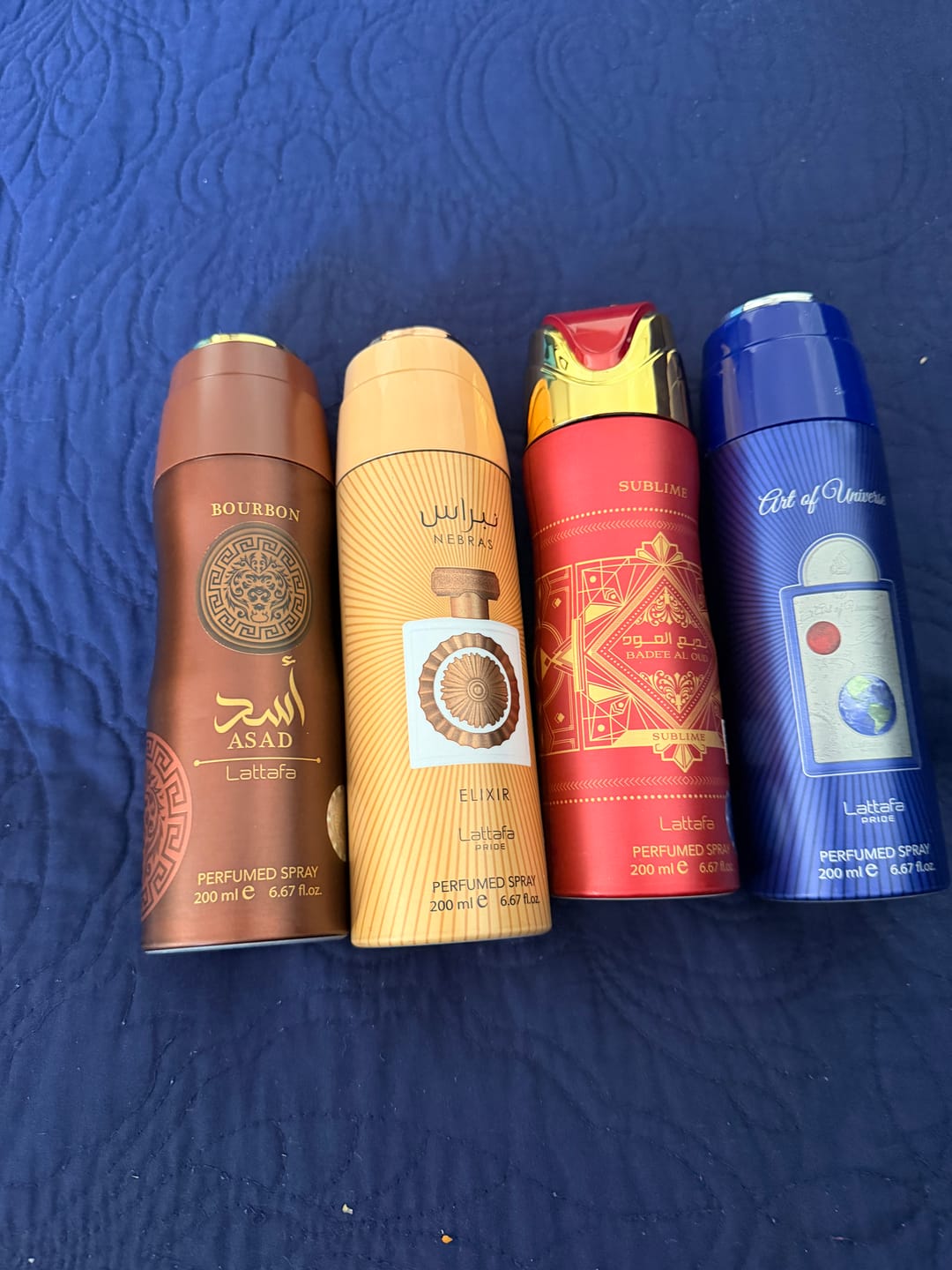 Customer photo review of Lattafa Body Spray 200 mL Mixed Case