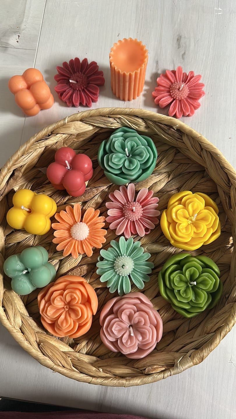 Customer photo review of MECHAS PARA VELAS SIN ENCERAR