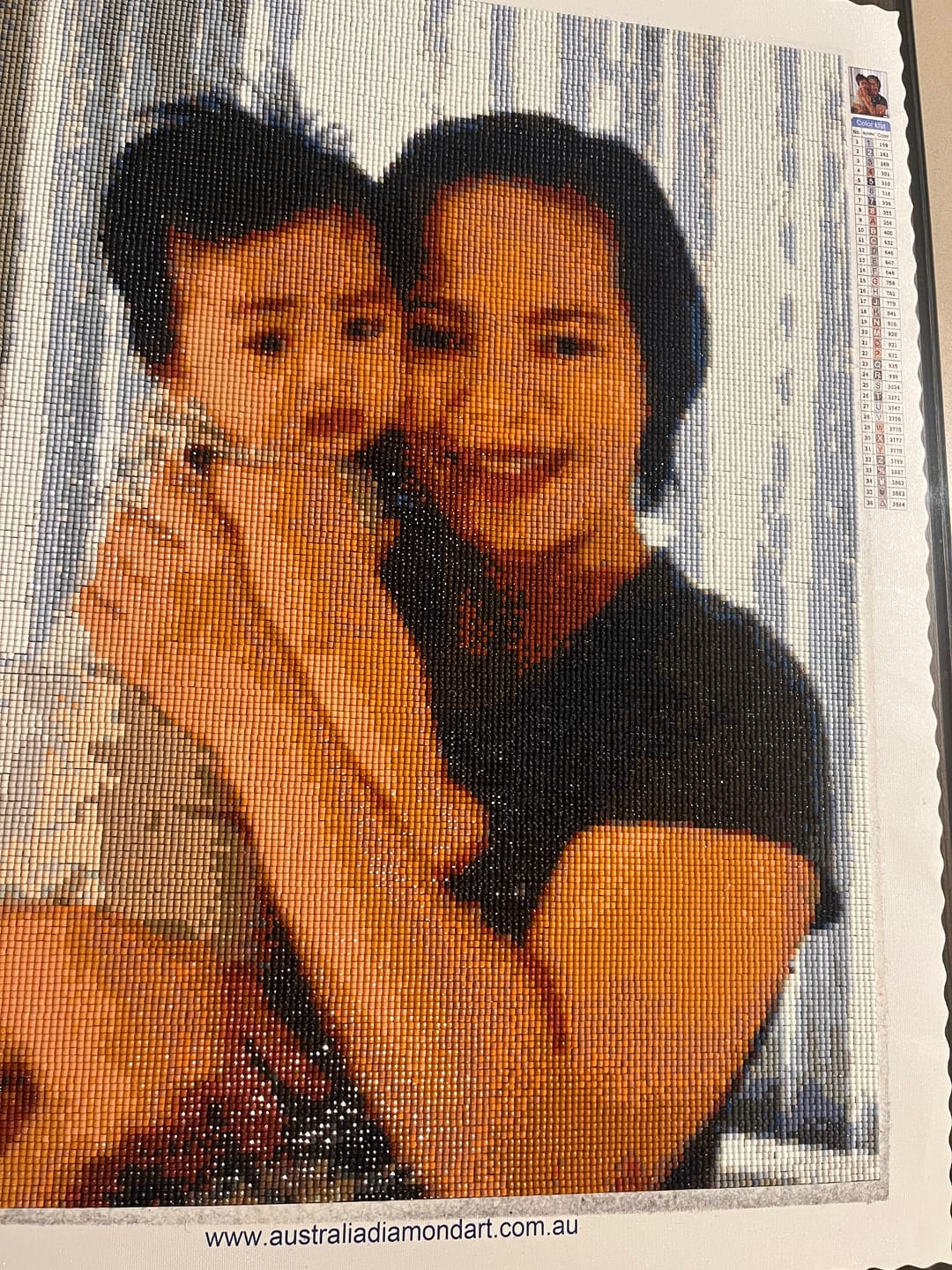 Customer photo review of Custom Diamond Painting