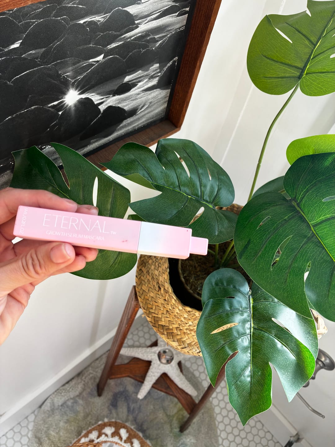 Customer photo review of Everlasting Growth Serum Mascara