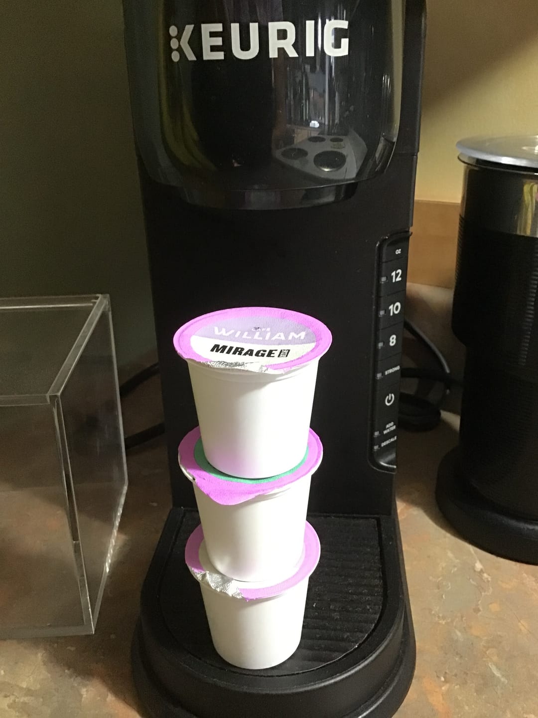 Customer photo review of MIRAGE K-CUPS