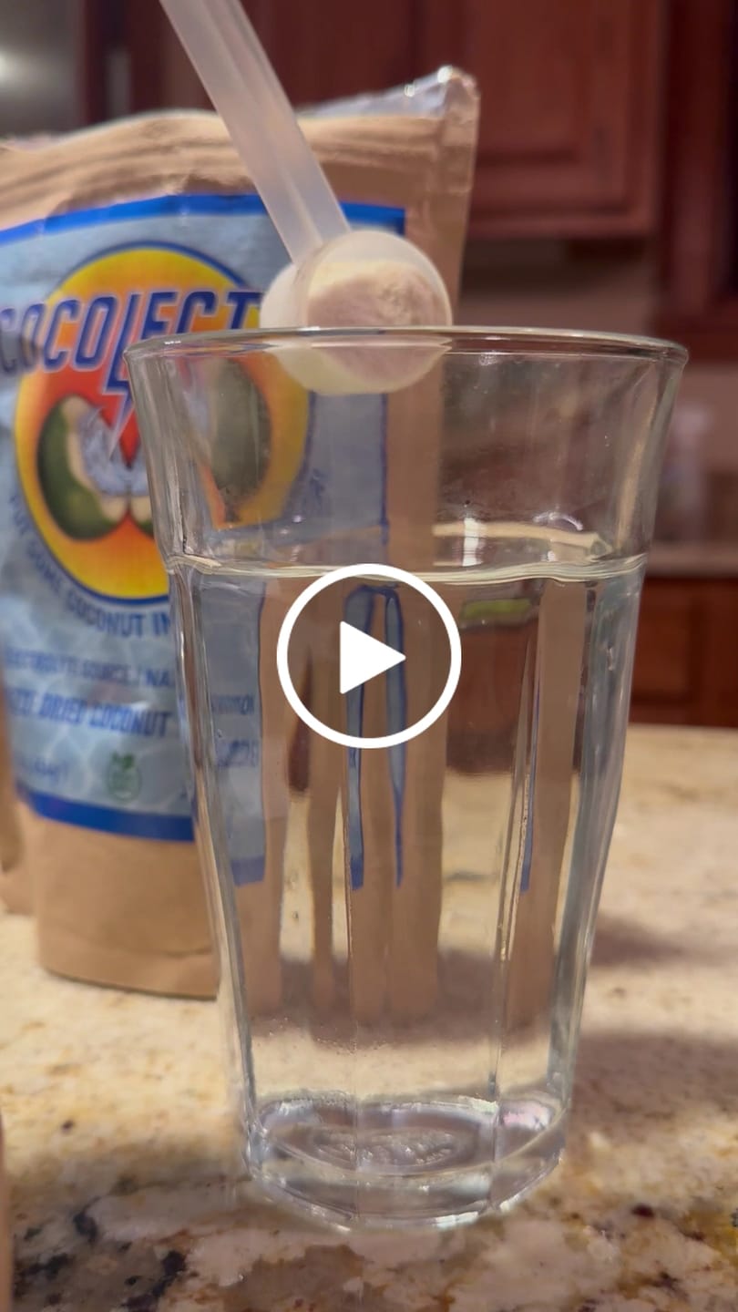 Customer video review of CocoLectro - Freeze Dried Coconut Water Powder CocoLectro