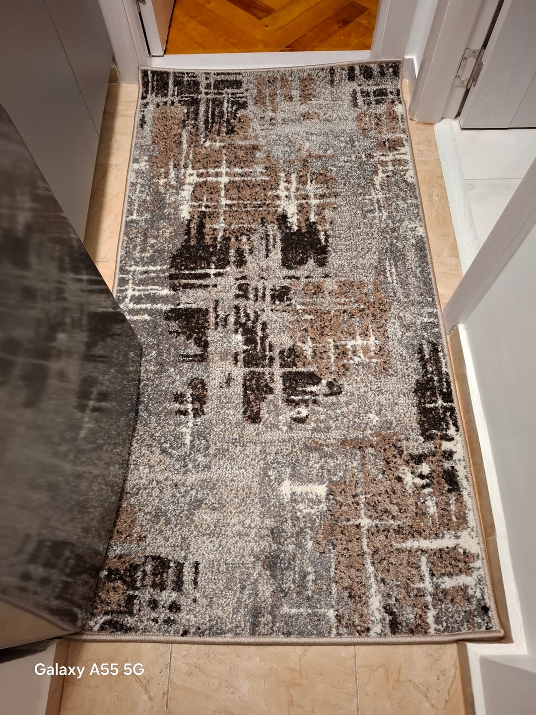 Customer photo review of Traversa Mira 037, gri/maro, latime 80 cm (surfilata)