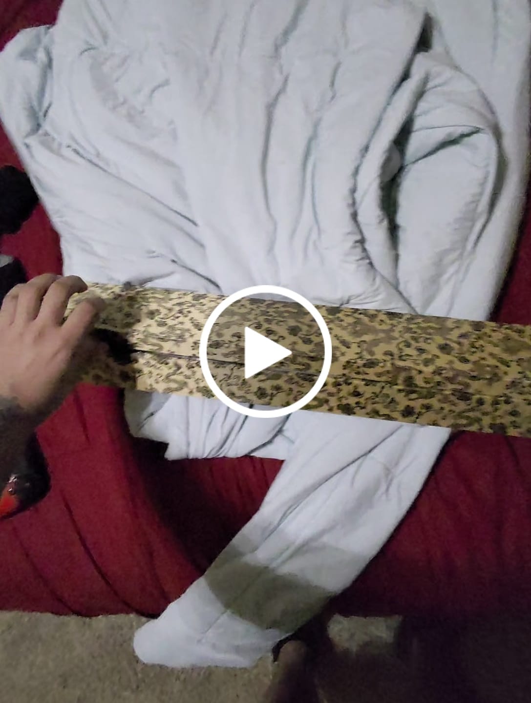 Customer video review of law sword
