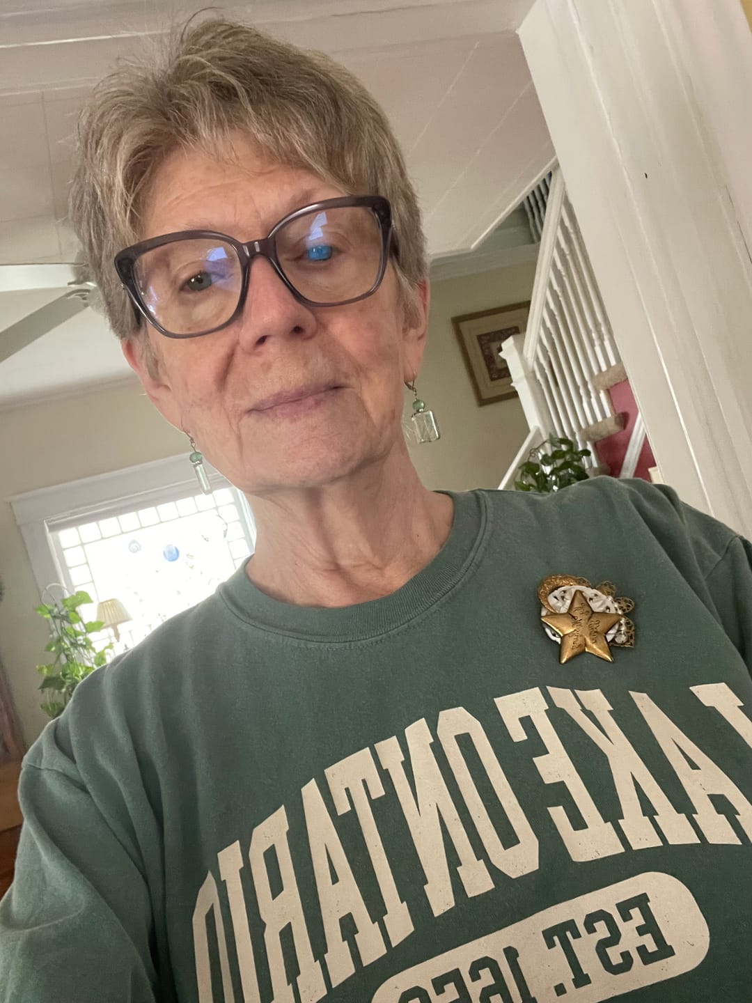 Customer photo review of Lake Ontario Varsity Long Sleeve Shirt