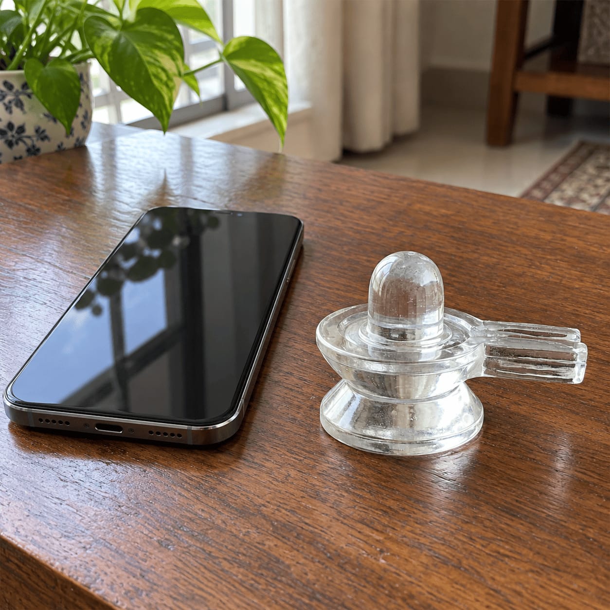 Customer photo review of Sphatik (Crystal) Shivling