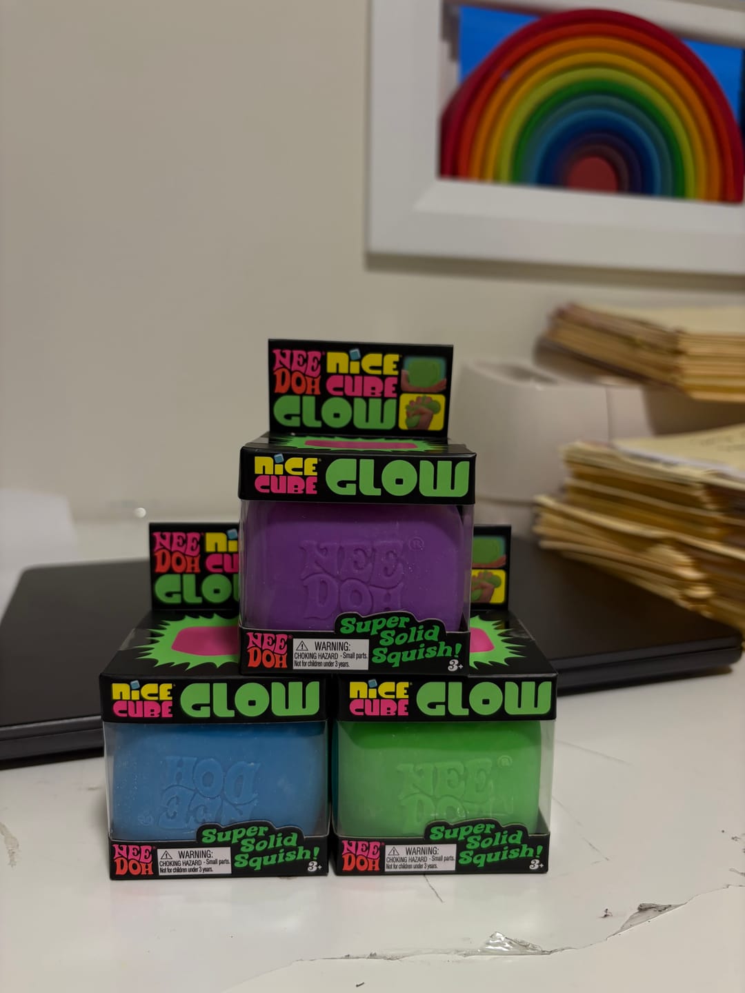 Customer photo review of Needoh Nice Cube Glow (Random Colour)