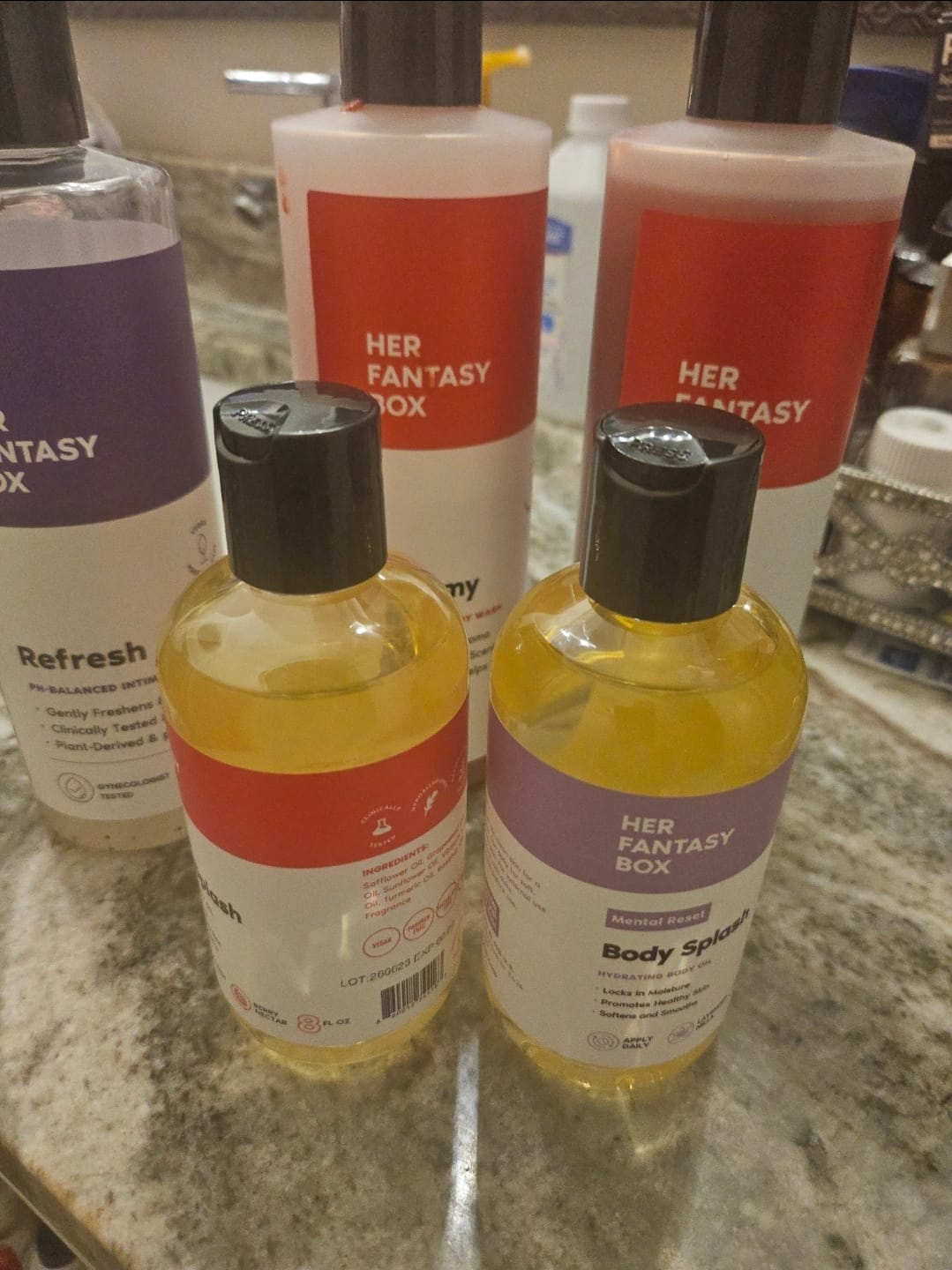 Customer photo review of Yummy Organic Body Wash - Hydrating & Juicy Daily Use