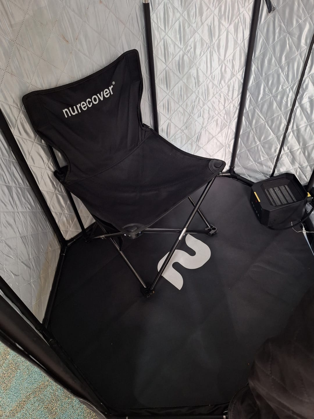 Customer photo review of SaunaPro® Water-Absorbent Floor Mat