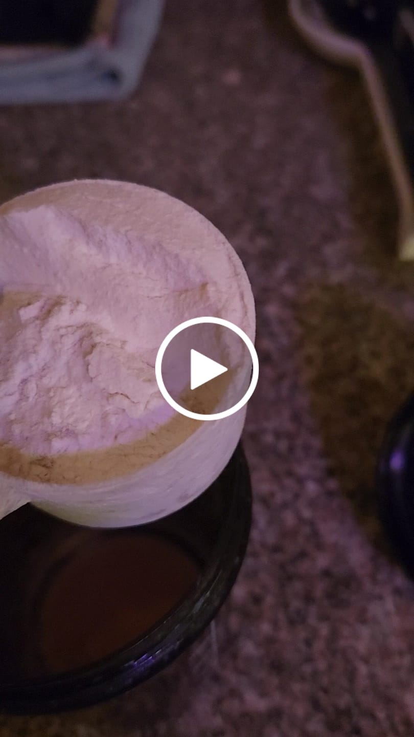 Customer video review of 100% Whey Protein Powder