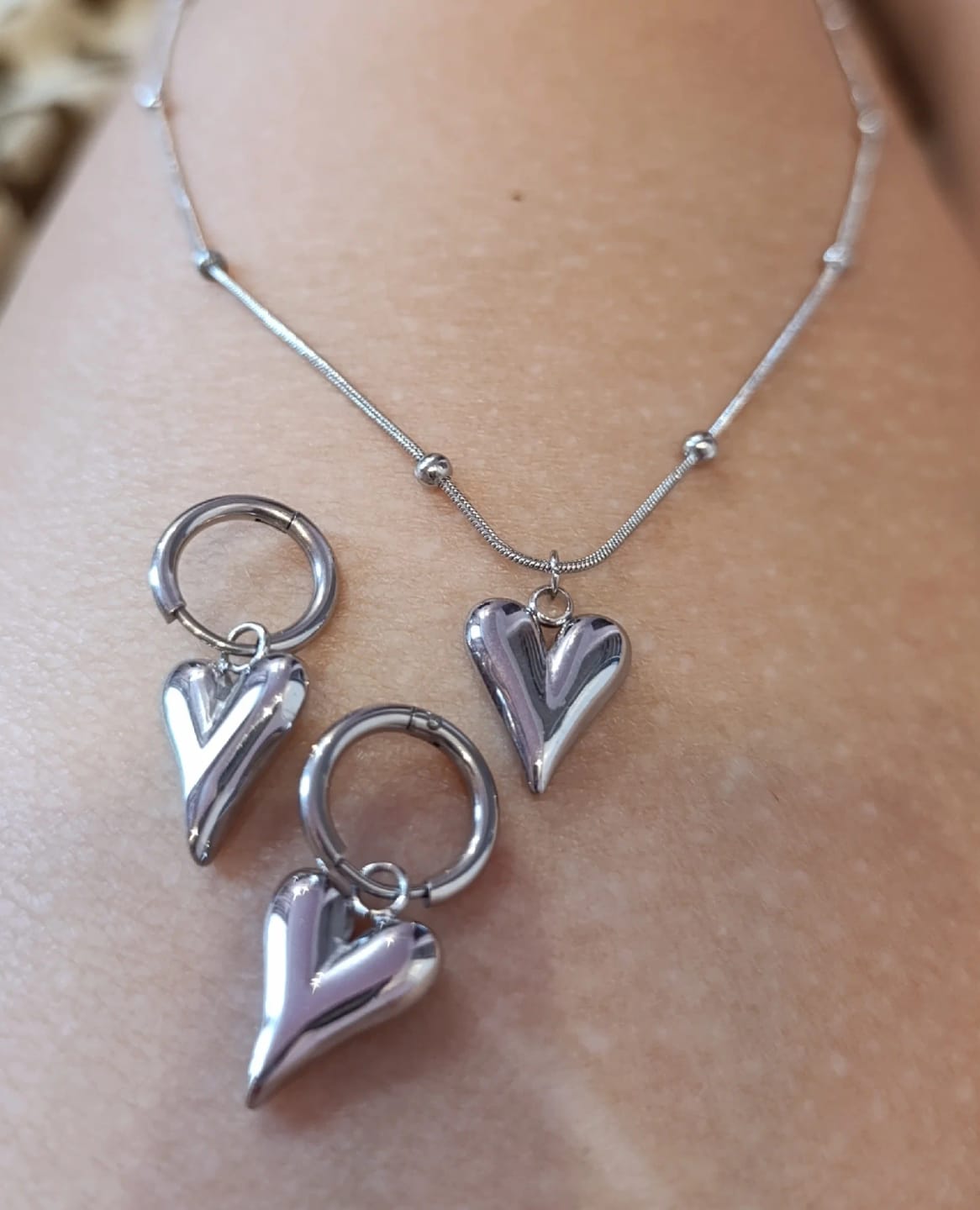 Customer photo review of Chic Heart Huggies