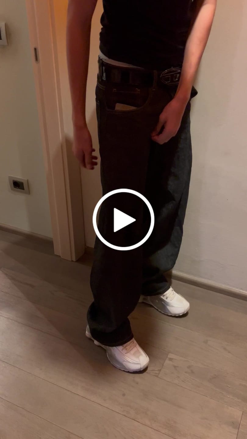 Customer video review of Balloon Pants Raw Denim Blue