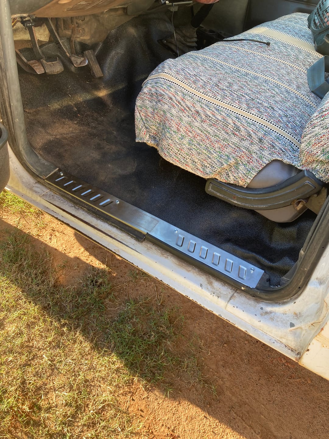 Customer photo review of OBS Ford- Door Sills - F Series & Bronco Sill Plates - Alumaduty Style [FLAG]