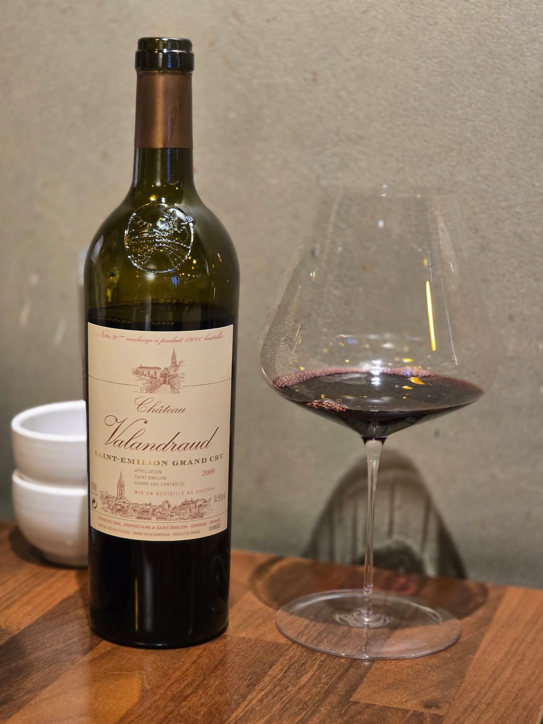Customer photo review of Chateau Valandraud 2009