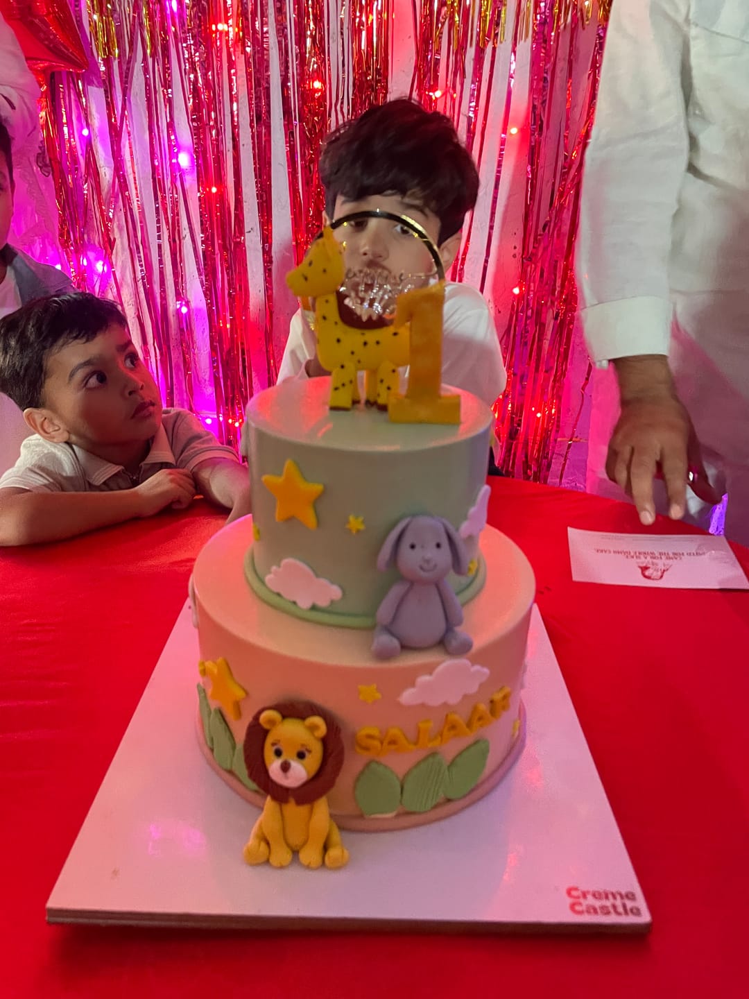 Customer photo review of Jungle Safari Cream Cake