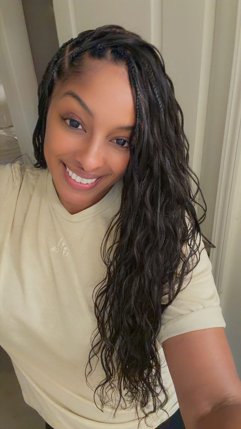 Customer photo review of Miracle Knots Crochet Hair Body Wave