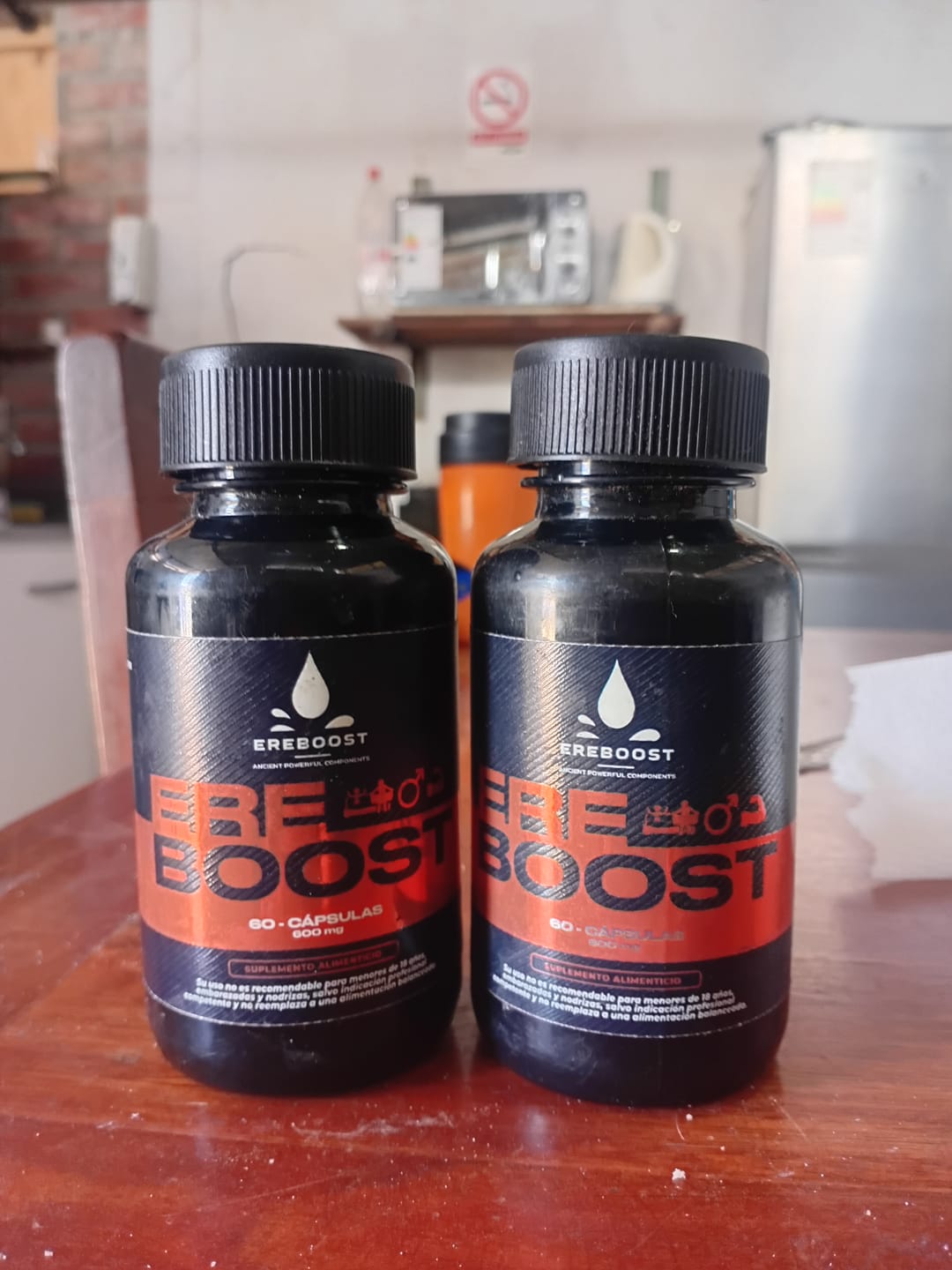 Customer photo review of EREBOOST | 60 Cápsulas