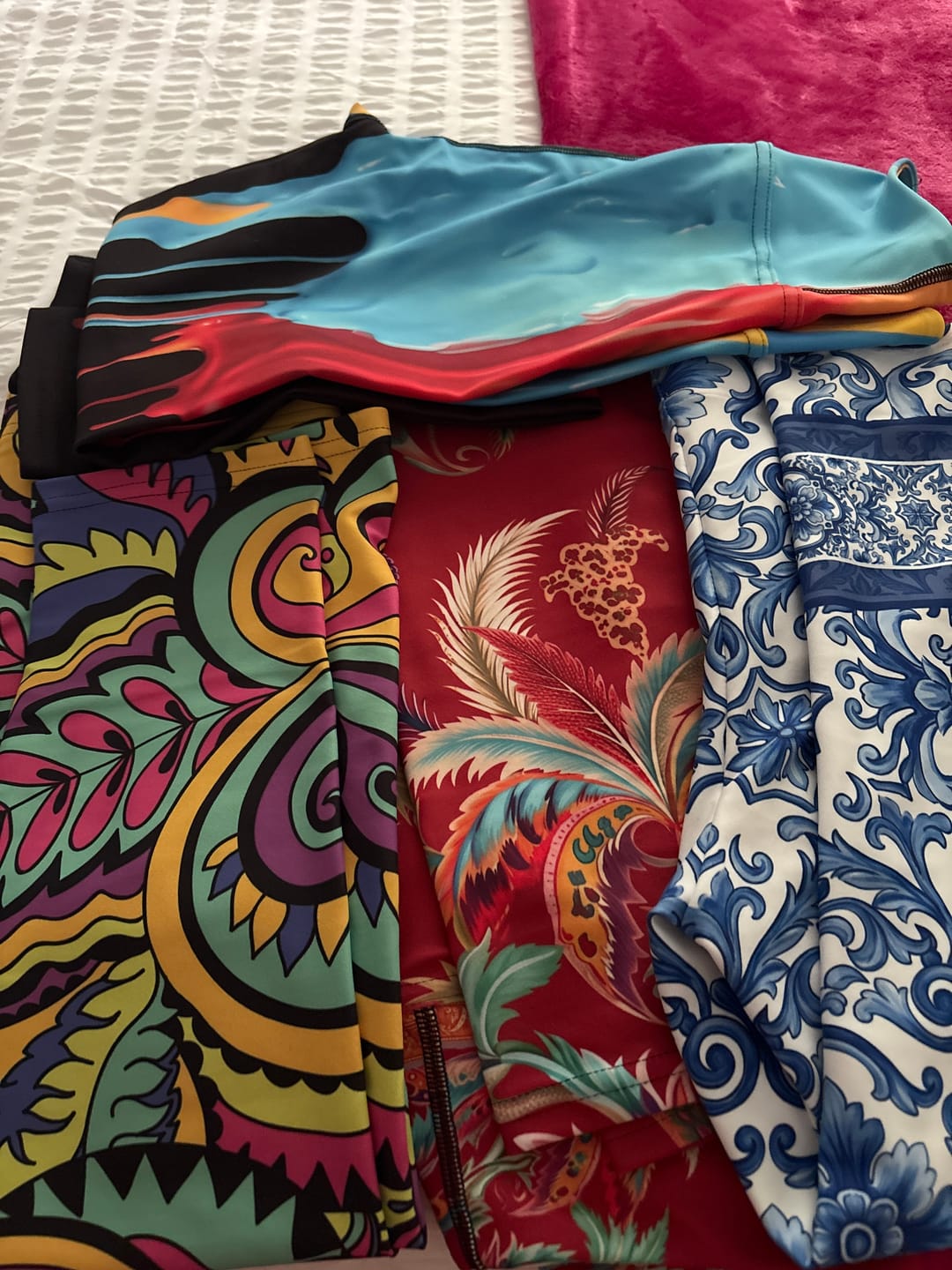 Customer photo review of Scarlet Tropics Yoga Capris