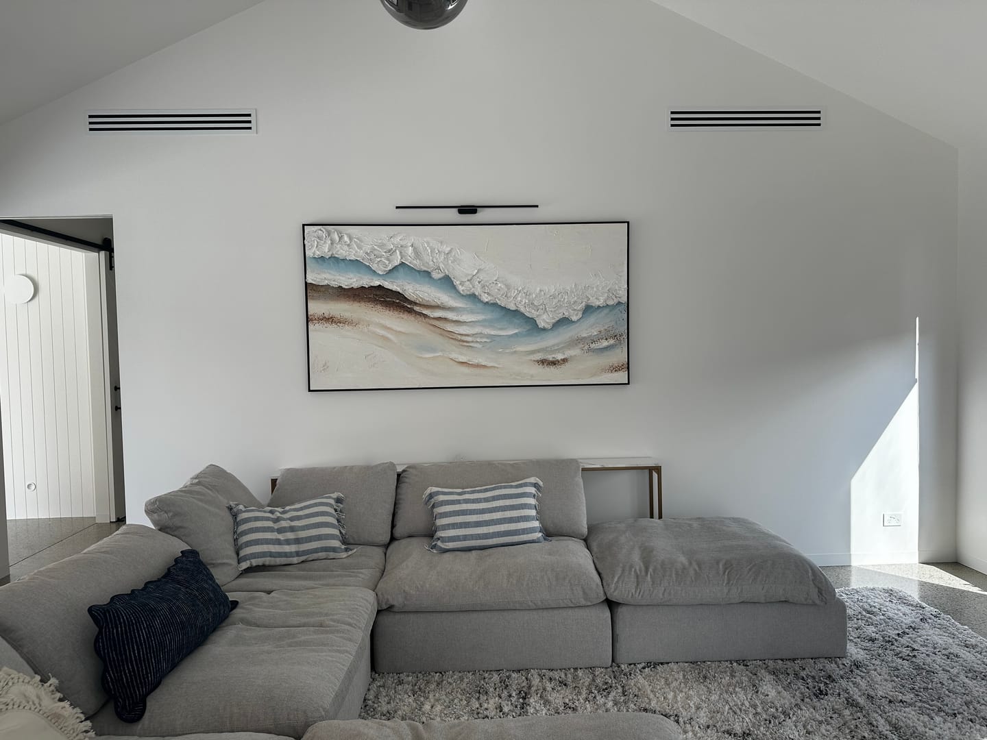 Customer photo review of Plaster Art Texture Painting #SG456