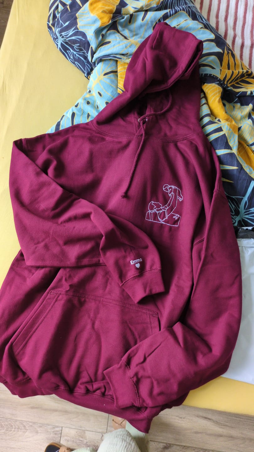 Customer photo review of Ausgewählter Hoodie