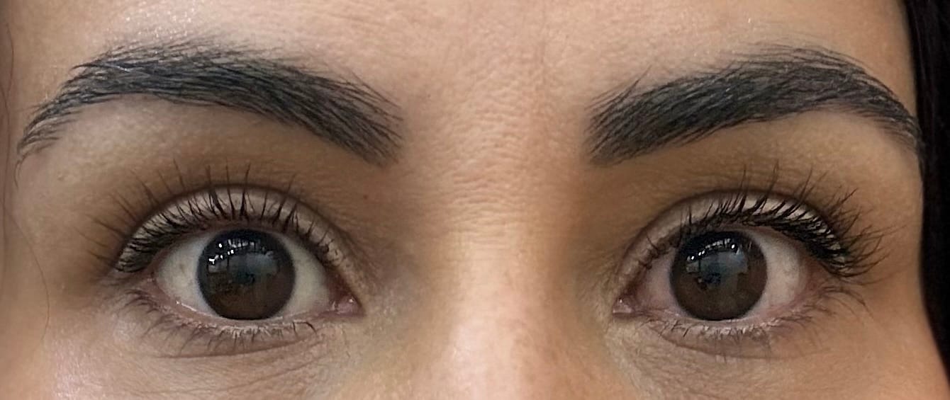 Customer photo review of PESTAÑINA LAVABLE