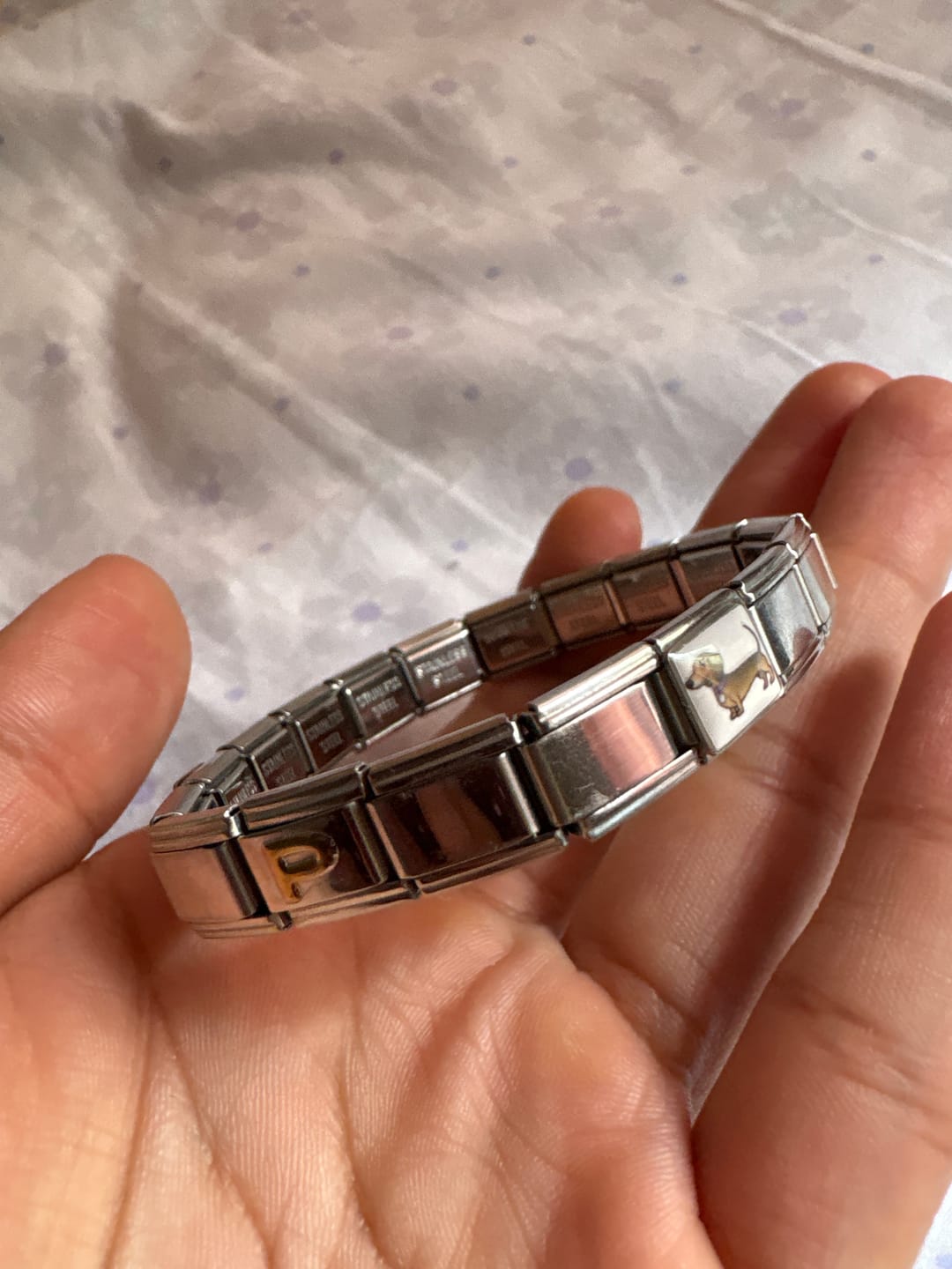 Customer photo review of Pulsera Italiana Lisa