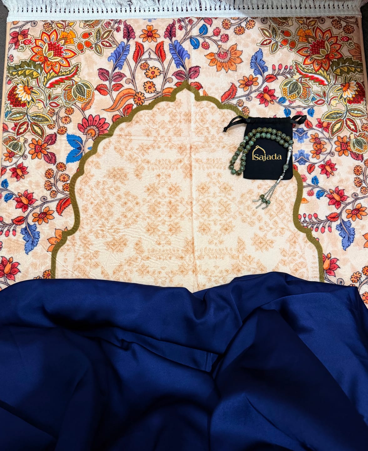 Customer photo review of Barakah Padded Prayer Mat