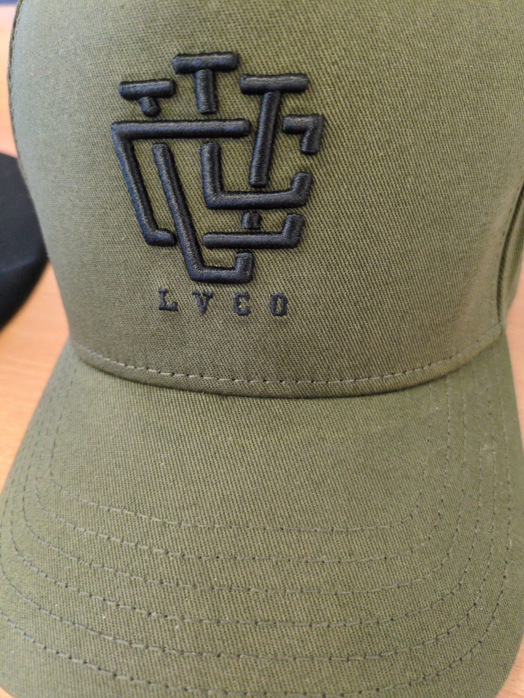 Customer photo review of DEEP FIT LVCO "Khaki Green/Black" A-Frame Snapback