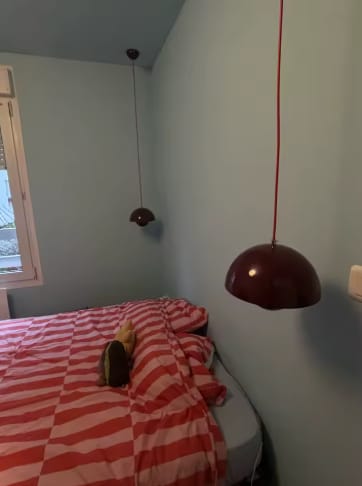 Customer photo review of Gira | Glossy Dome Pendant Light
